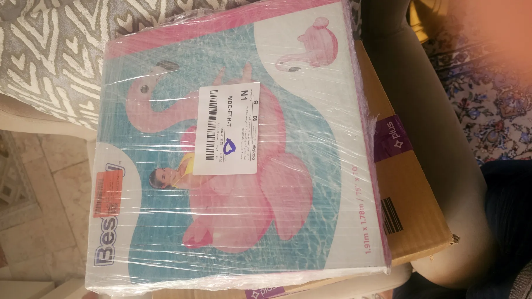 شناور بادی اینتکس طرح فلامینگو بزرگ کد 57288 شناور بادی اینتکس طرح فلامینگو بزرگ کد 57288