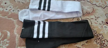 جوراب ساق بلند زنانه تن پوش هنگامه مدل بالا زانو رینگی مجموعه 2 عددی