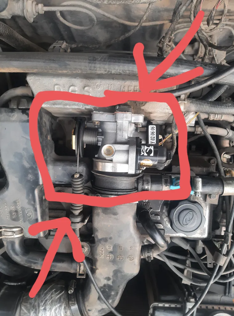 دریچه گاز ایرکا مدل زیمنس مناسب برای پراید