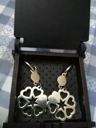 گوشواره نقره زنانه روژه مدل DSE025S