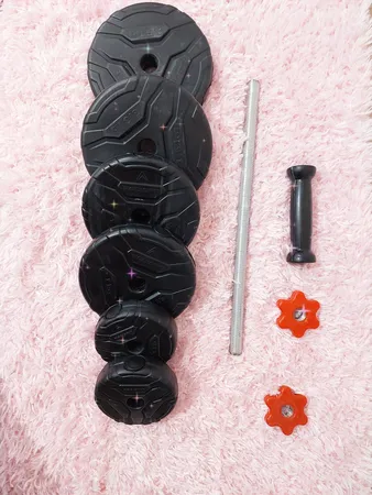 دمبل رادیس فیت مدل DVP-6-mix1 وزن 6 کیلوگرم بسته 2 عددی