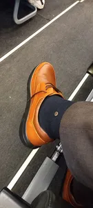 تجریه خرید کفش روزمره مردانه کفش شیما مدل کلارک 102 بندی-عسلی