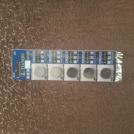 باتری سکه ای تیانکیو مدل CR2032 بسته 5 عددی