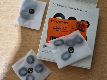 سری هندزفری آها استایل مدل pt132 مناسب برای Galaxy Buds Live بسته 12 عددی