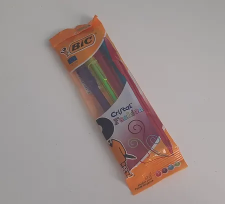 خودکار بیک1.2 مدل Cristal Soft and Fashion - بسته 4 عددی 4 رنگ سایز 0.8