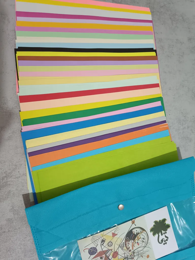 کاغذ رنگی A4 تیما مدل 30 بسته 90 عددی