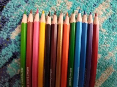 مداد رنگی 12+1 رنگ آریا مدل 3016