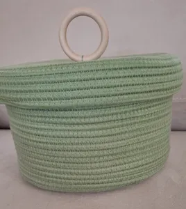 تجریه خرید سبد کپو بافی مدل درب دار