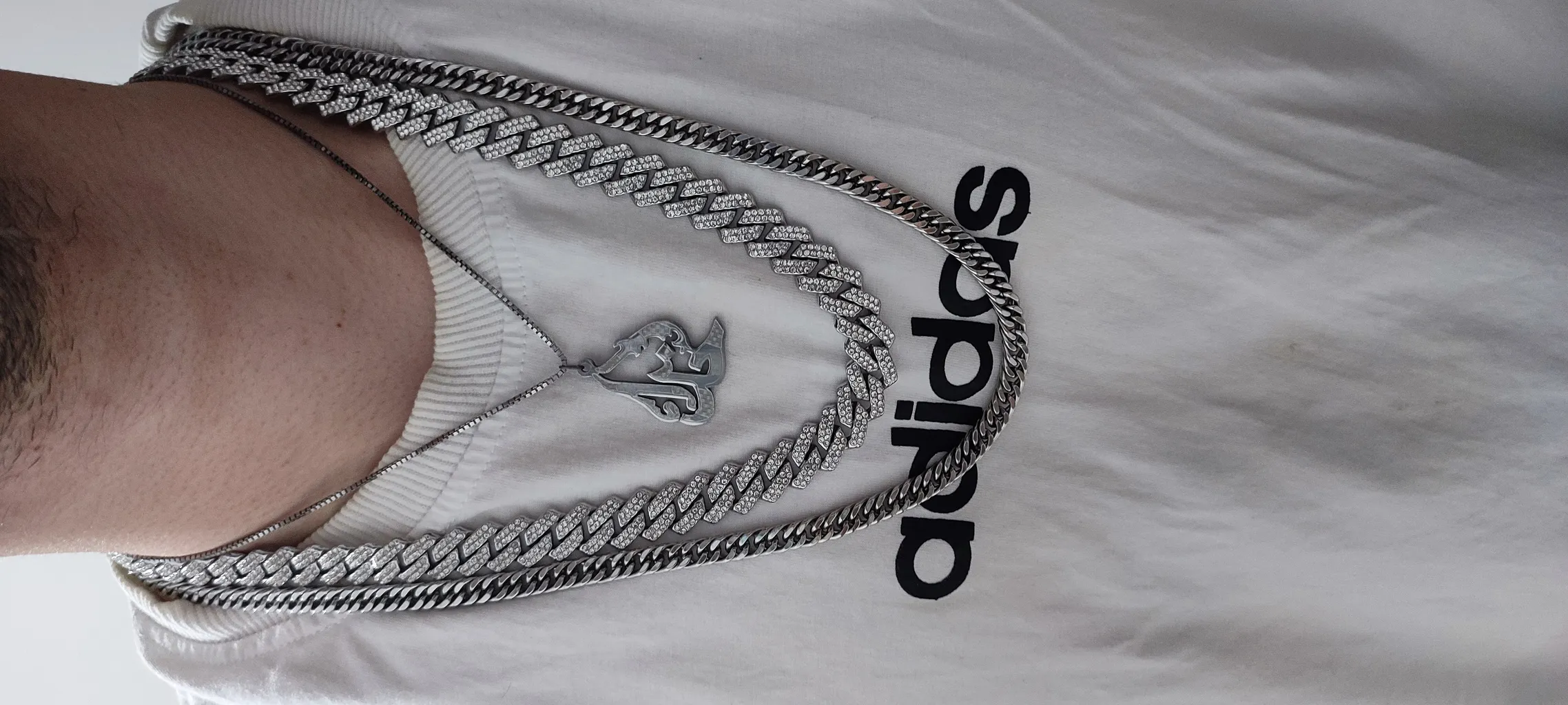 نیم ست مردانه مدل فول نگین کارتی