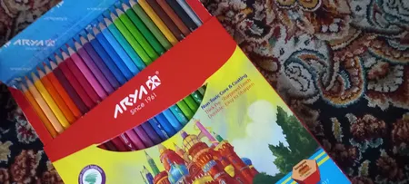 مداد رنگی 2+24 رنگ آریا مدل 3017