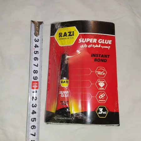 چسب قطره ای رازی مدل Super Glue حجم 3 میلی لیتر بسته 4 عددی