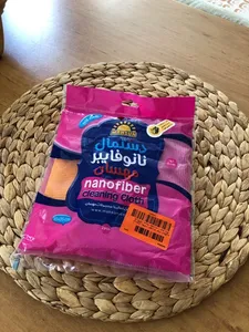 تجریه خرید دستمال نظافت مهسان مدل نانوفایبر کد 1250 بسته دوعددی