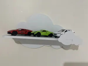 تجریه خرید شلف دیواری اتاق کودک مدل ابر کد 2