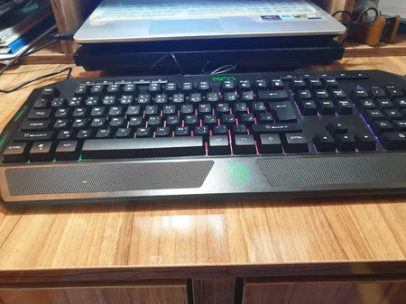 کیبورد گیمینگ تسکو مدل TK 8124، سوییچ ممبران، Full-Size، نورپردازی RGB LED