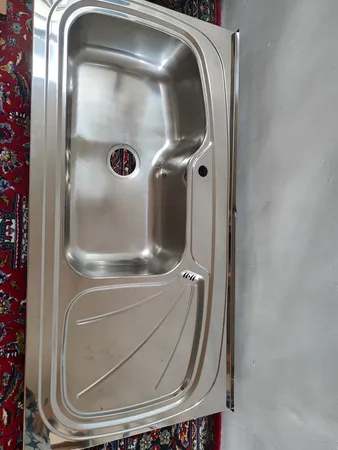 سینک ظرفشویی استیل اخوان مدل 134 روکار