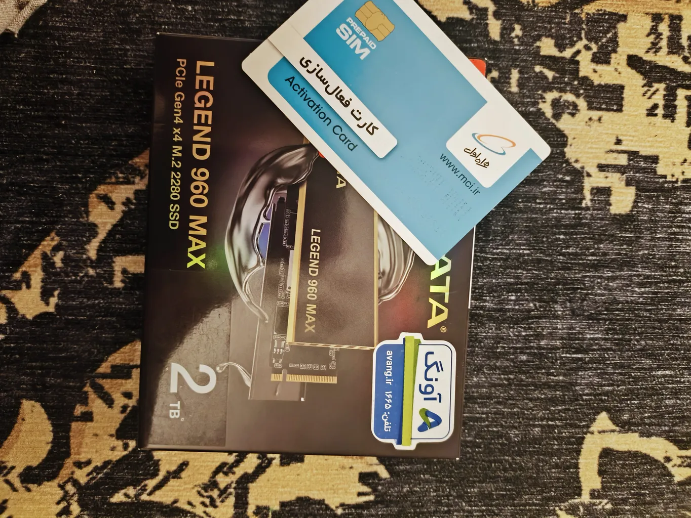 اس اس دی اینترنال ای دیتا مدل LEGEND 960 MAX  ظرفیت دو ترابایت