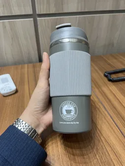 ماگ سفری مدل دور سیلیکونی GBT29 گنجایش 0.45 لیتر