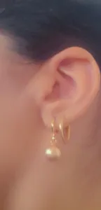 تجریه خرید گوشواره زنانه ماصرم مدل توپی کد GO1451