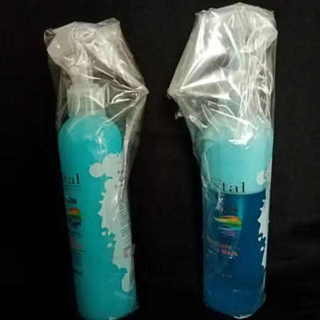 ماسک مو دو فاز آبی روزانه کریستال مدل Hydrolyzed Keratin حجم 250 میلی لیتر