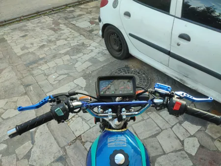 کتی کلاچ ترمز موتورسیکلت مدل قهرمانی پمپ دار کد BL بسته دو عددی