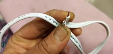 سیم نایلون برق 2 در 2.5 کد SN2.5 طول 30 متر