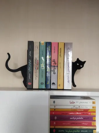 نگهدارنده کتاب مدل طرح گربه کد 121 مجموعه 2 عددی