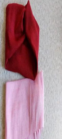 هدبند گره ای تک رنگ مدل کبریتی 02