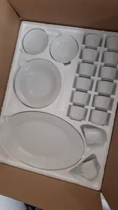 تجریه خرید سرویس غذاخوری 102 پارچه چینی زرین ایران سری رادیانس مدل White درجه یک