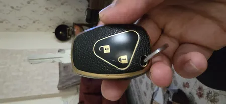 کاور ریموت و سوئیچ خودرو ام آر جی مدل 117 طرح چرمی مناسب برای رنو ساندرو