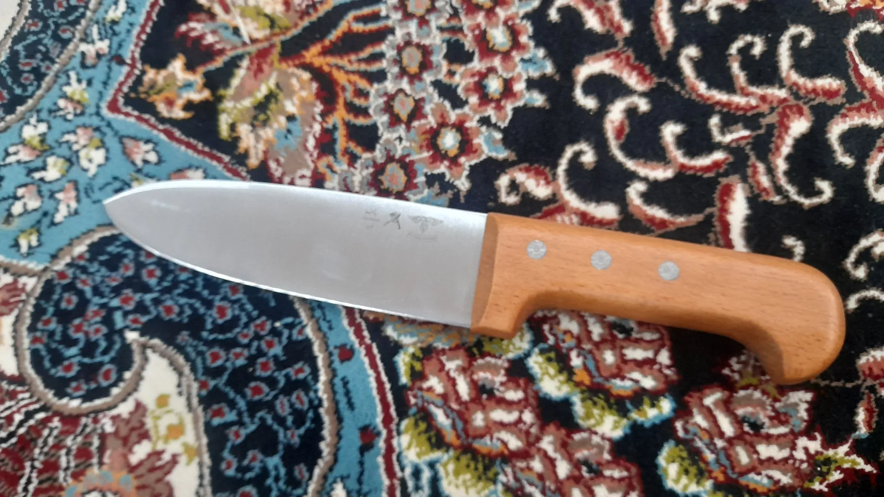 چاقو آشپزخانه پناهنده مدل چوبی کد 4