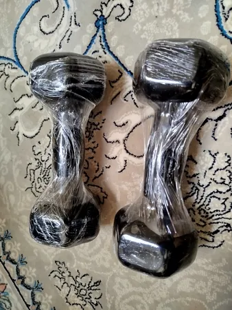 دمبل مدل روکش‌دار وزن 3 کیلوگرمی بسته دو عددی