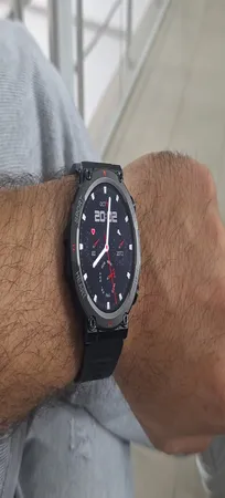 ساعت هوشمند 46 میلی متری مدل T͏45i.v2025 بند سیلیـکونی