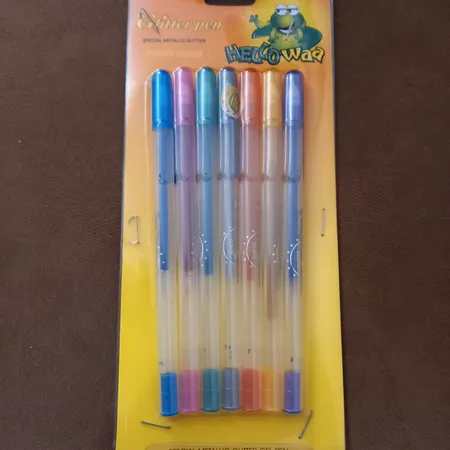 خودکار هپو مدل اکلیلی طرح میوه ای بسته 7 عددی