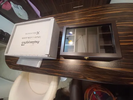 جعبه پذیرایی مدل هشت پارت پایه چوبی