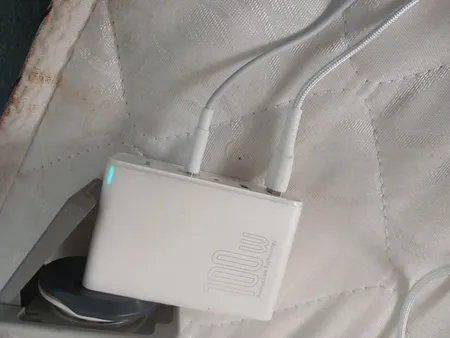 شارژر دیواری باسئوس مدل GaN2 Pro 100W به همراه کابل تبدیل USB-C