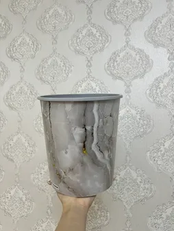سطل زباله طرح سنگ مرمر