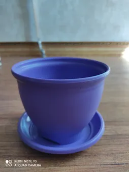 گلدان شهرآذین مدل 3012 ارتفاع 10 سانتی متر