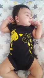 بادی نوزادی طرح زرافه کد 202