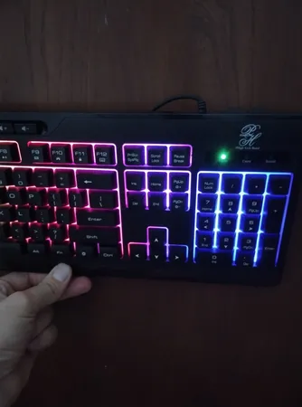 کیبورد پی های تک مدل RGB x260 Professional