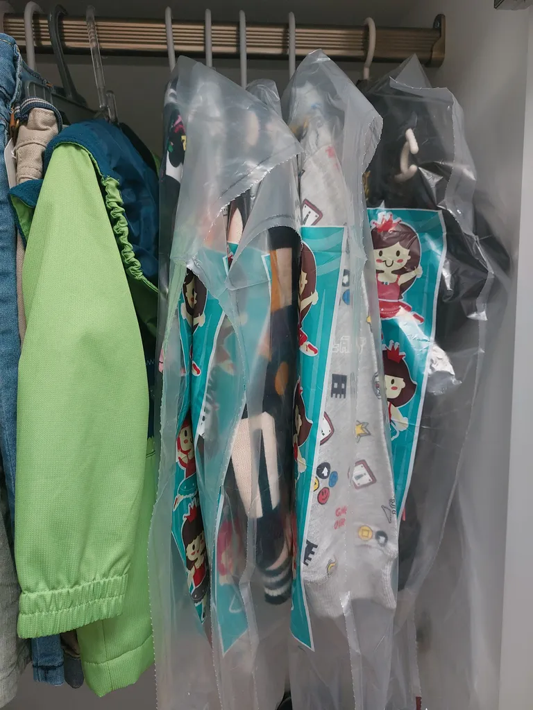 کاور لباس کودک کاورلوکس کد K بسته 20 عددی