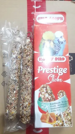 تشویقی طوطی هپی برد مدل استیک پرستیژ وزن 60 گرم