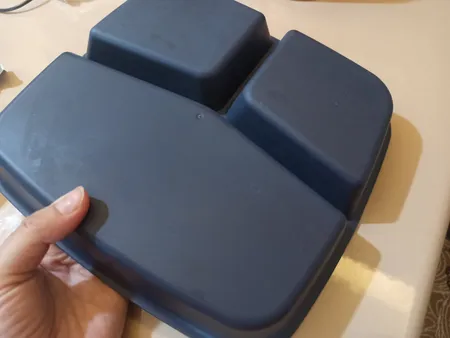 بشقاب مدل 3 خانه کد DH2094