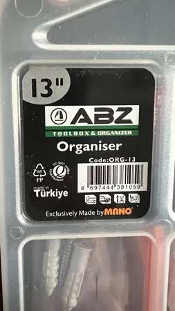 جعبه ارگانایزر ابزار ای بی زد مدل S-ORG-13