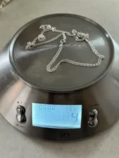 تجریه خرید زنجیر نقره مردانه مدل 740