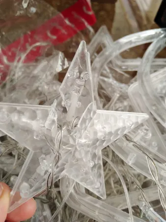 ریسه ال ای دی مدل ماه و ستاره بزرگ نامتقارن کد ASFS52 طول 2.5 متر