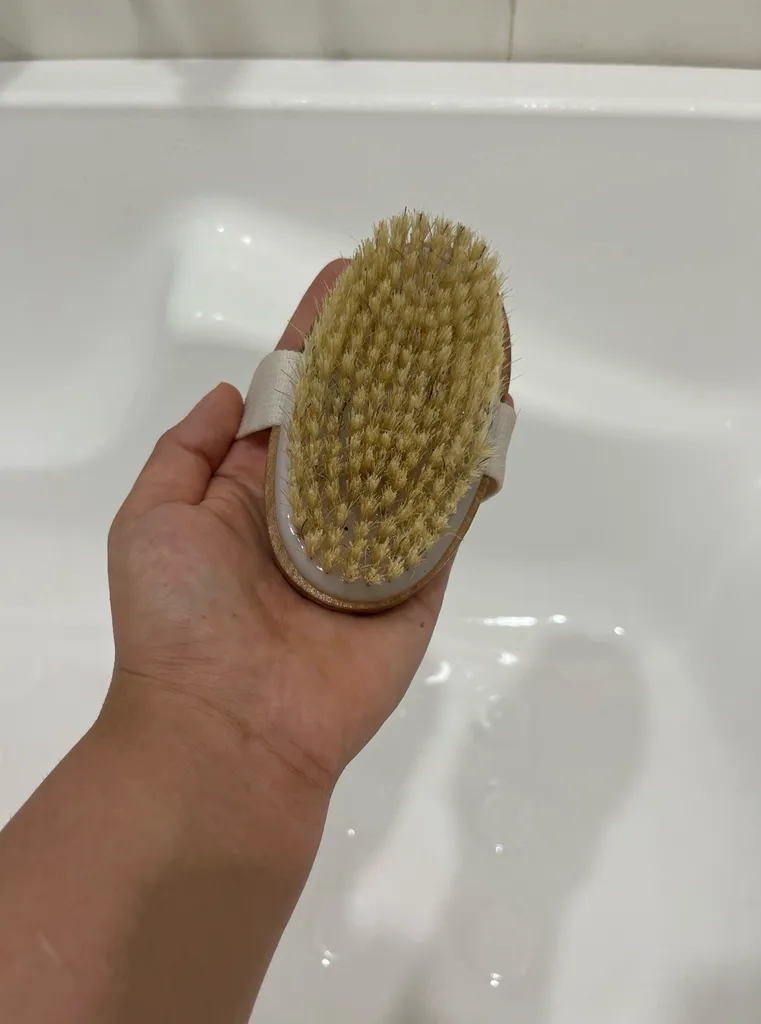 برس شستشوی بدن مدل بامبو دسته دار