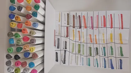 ماژیک راندو مدل هارد باکس بسته 40 عددی