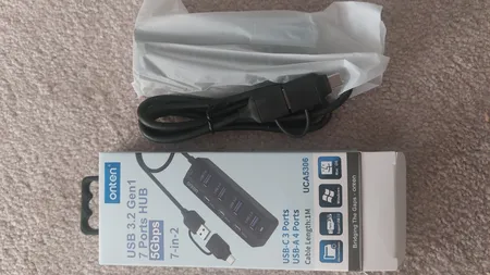 هاب 4 پورت USB-A / USB-C اونتن مدل UCA611