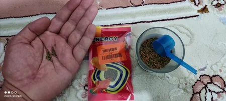 غذای خشک ماهی انرژی مدل مینی گرانول 20 گرم