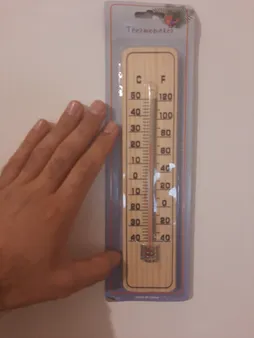 دماسنج محیط مدل چوبی